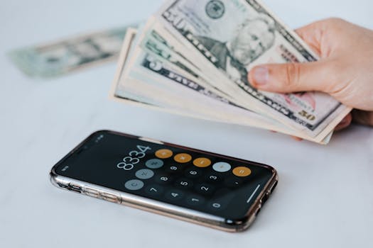 budgeting apps on a smartphone