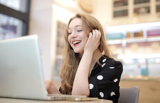 image of a freelancer on a video call