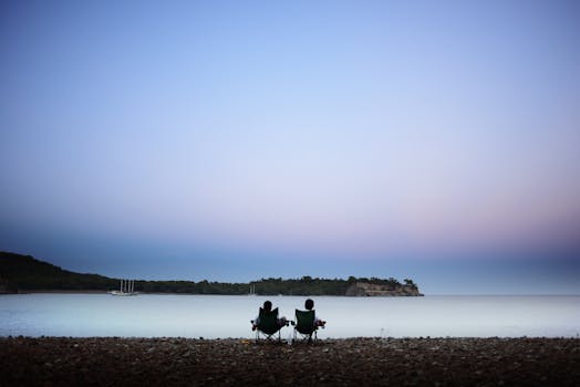 beautiful beach sunset