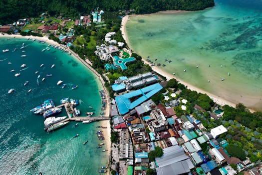 Breathtaking view of a beach in Thailand